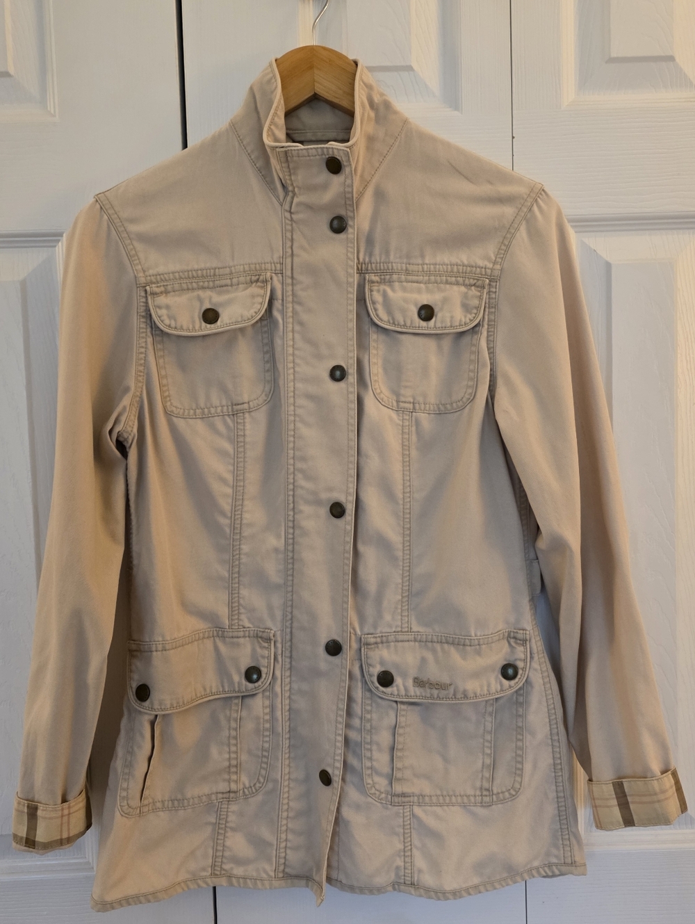 Barbour | Natural Weathered Field Utility Jacket Sz 6